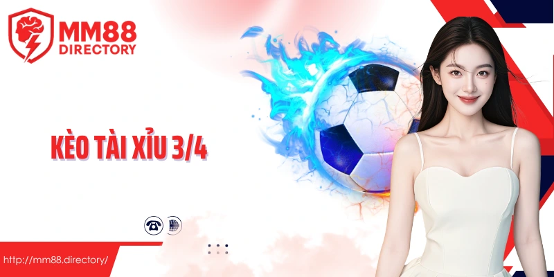 kèo tài xỉu 3/4